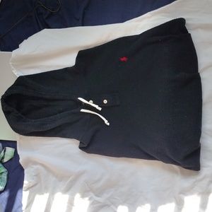 Throwback Polo Long Sleeve Thermal Hoodie